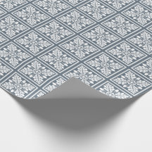Carrelage bleu Bayoux Acorn et feuille