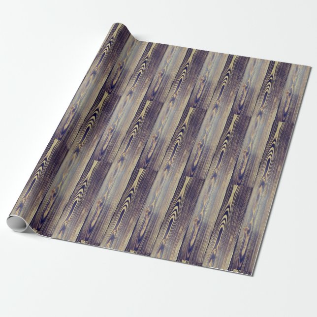 Papier Cadeau Carrelage en bois (Déroulé)