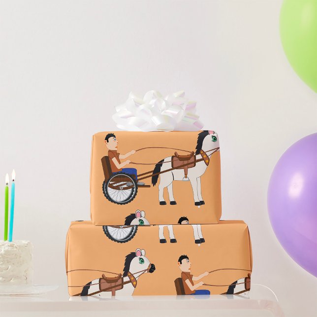 Papier Cadeau Carrosse à cheval (Créateur téléchargé)