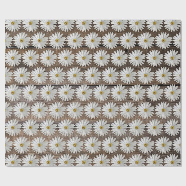 Papier Cadeau Carte à granges à fleurs de marais (Plat)