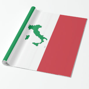 Drapeau Italien Italie Papier cadeau