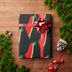 Papier Cadeau Carte de Palestine Watermelon Symbole de la libert