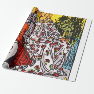 Papier Cadeau Carte Tarot Empress