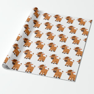 Papier Cadeau Cartographie baby ox
