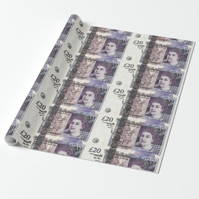 Papier Cadeau Carton Cash 2 (Déroulé)