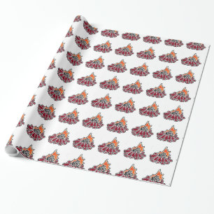 Papier Cadeau Cartoon Camping extérieur Camping confortable