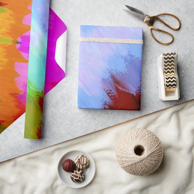 Papier Cadeau Cascade aquarelle, nature 2 (Artisanat)