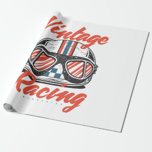 Papier Cadeau Casque de course