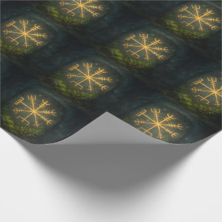 Papier Cadeau Casque de l'Épouvante Aegishjalmur Symbole Protect