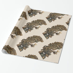 PAPIER CADEAU CASQUE DE NUIT ANTIQUE AVEC AILE