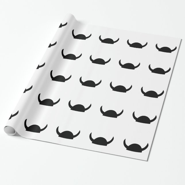 Papier Cadeau Casque de Viking (Déroulé)