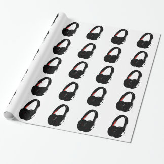 Papier Cadeau Casque Pop Art Head Téléphone