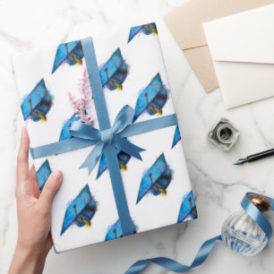 Papier Cadeau Casquette de graduation aquarelle