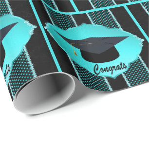 Papier Cadeau Casquette de remise de diplôme faux rhinestone tur