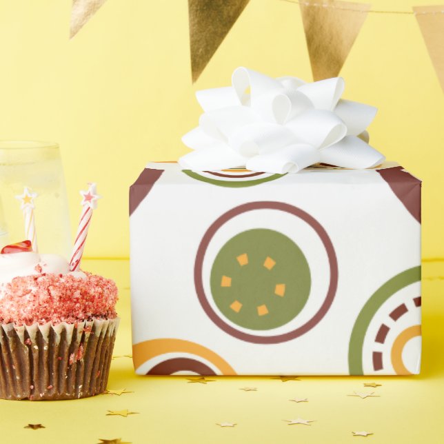 Papier Cadeau Casse-gueules MCM marron  (Fête d'anniversaire)