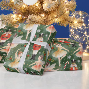Papier Cadeau Casse-Noisette Adorable Ballet de Noël TMF26
