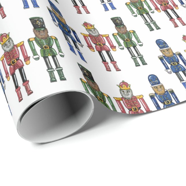 Papier Cadeau Casse-noisette Bigfoot (Coin rond)