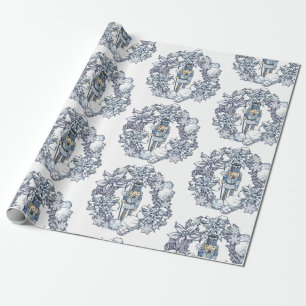 Papier Cadeau Casse-noisette blanche