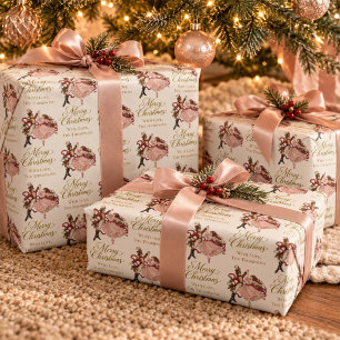 Papier Cadeau Casse-noisette personnalisé de Noël vintage