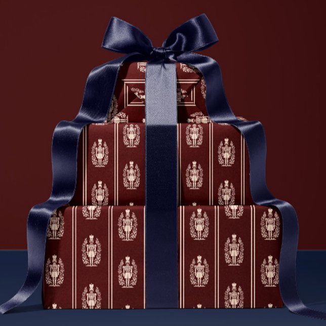 Papier Cadeau Casse-noisette rouge élégant  (Créateur téléchargé)