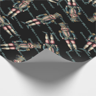 Papier Cadeau Casse-noisette, soldat Devinez Qu'est-ce qu'il y a