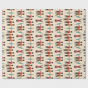 Papier Cadeau Casse-noix dansant le papier d'emballage