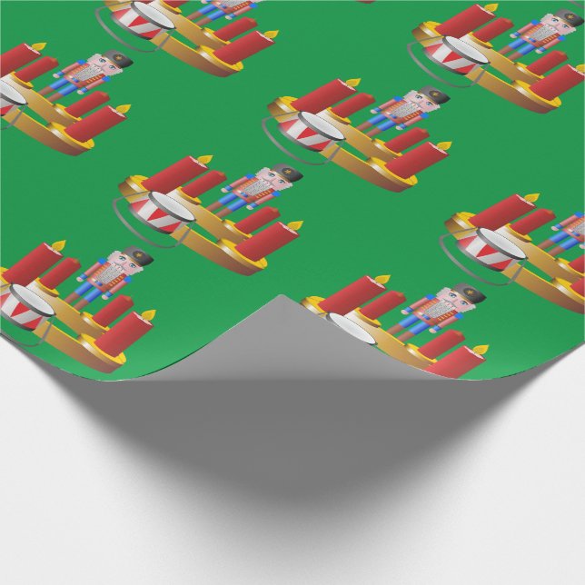Papier Cadeau Casse-noix et bougies (Coin)