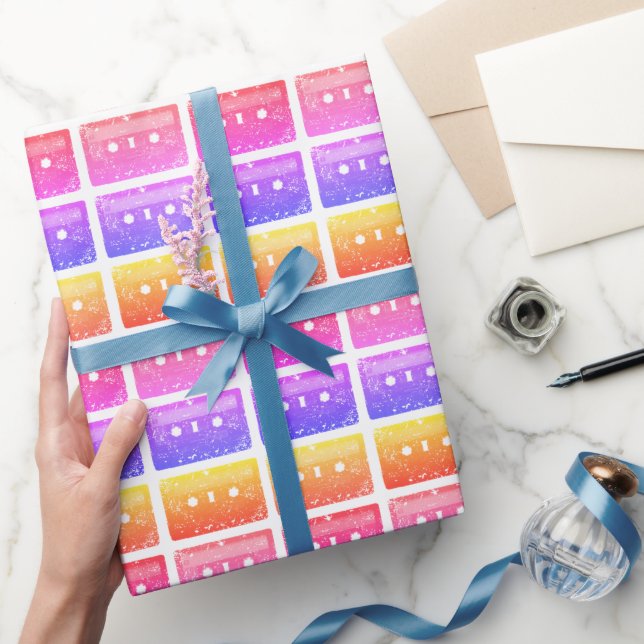 Papier Cadeau Cassette, je suis cette vieille (Cadeaux)