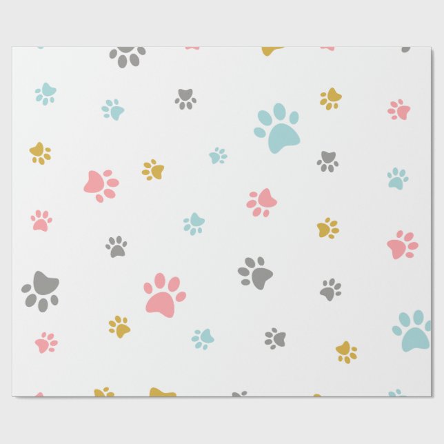 Papier Cadeau Cat gift wrapping paper (Plat)