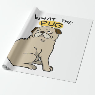 Papier Cadeau Ce Carlin Mignonne Carlin gras