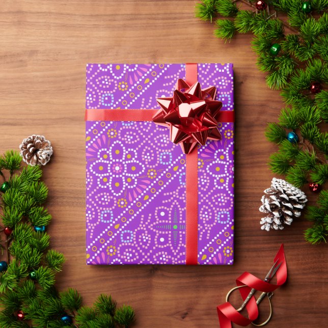 Papier Cadeau célébration de Diwali (Cadeau de vacances)