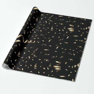 Papier Cadeau Célébration dorée