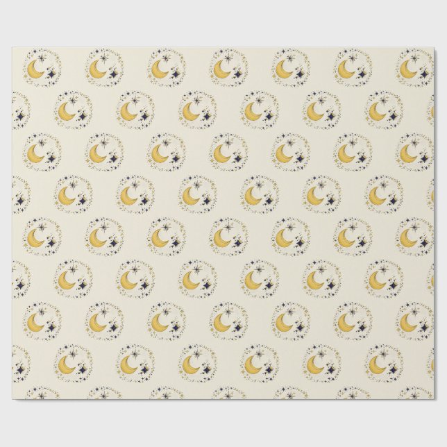 Papier cadeau céleste (Plat)