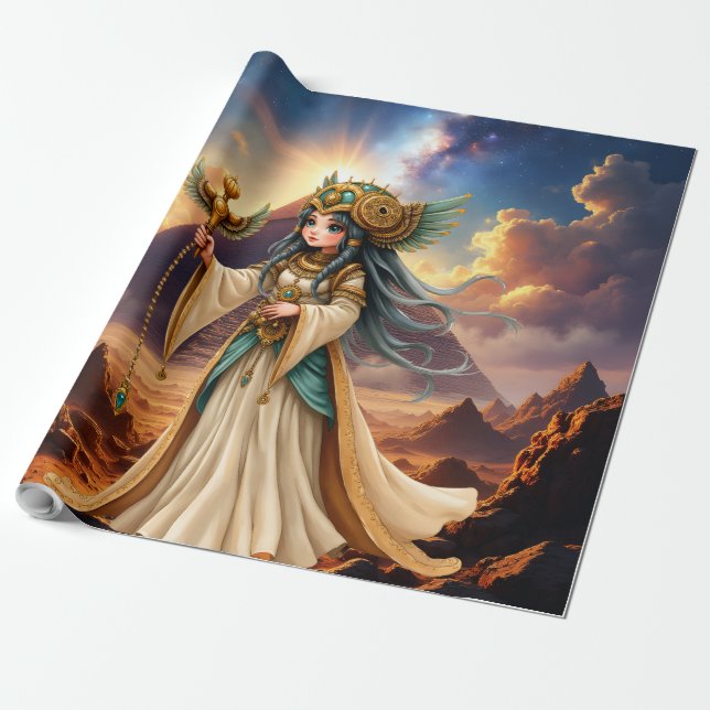 Papier Cadeau Celestial Priestess of the Golden Pyramid. (Déroulé)