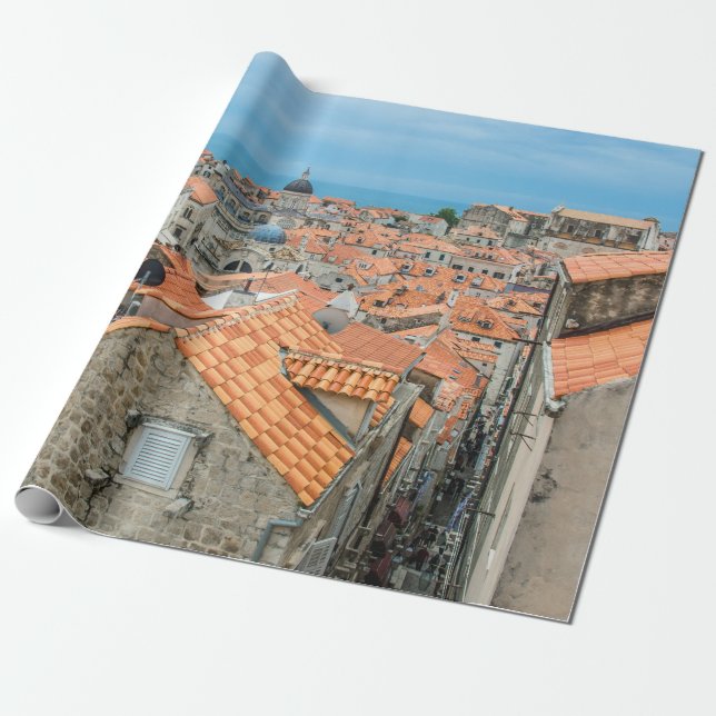 Papier Cadeau Centre-ville de Dubrovnik (Déroulé)