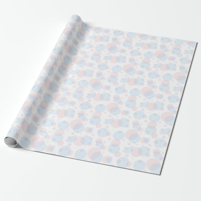 Papier Cadeau Cercles et Pois (Déroulé)