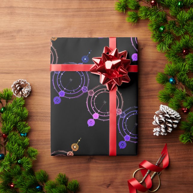 Papier Cadeau Cercles Magiques Mystiques (Cadeau de vacances)