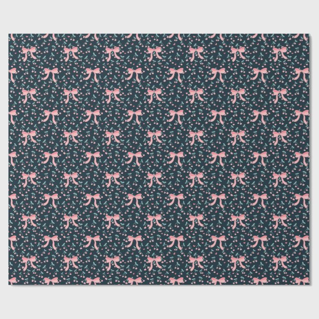 Papier Cadeau Cerise Coquette (Plat)