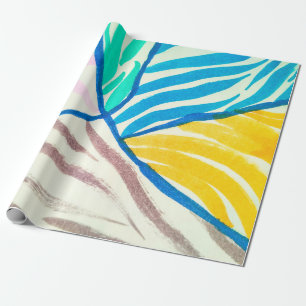 Papier Cadeau cerise en fleurs et papillons motif sans soudure.