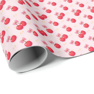 Papier Cadeau Cerises
