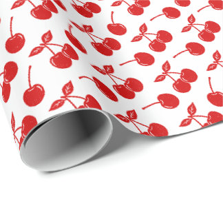 Papier Cadeau Cerises
