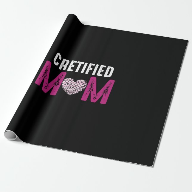 Papier Cadeau certified mom (Déroulé)
