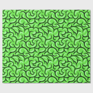 Papier Cadeau Cerveau Zombie