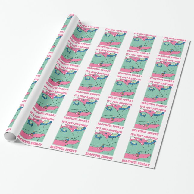 Papier Cadeau C'est juste un autre beau dimanche (Déroulé)