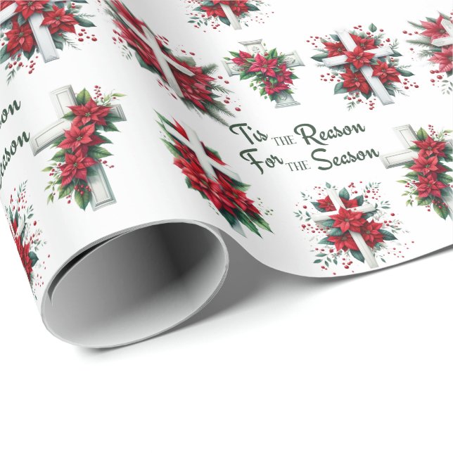 Papier Cadeau C'est la raison de la saison (Coin rond)