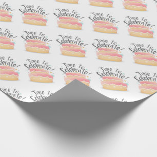 Papier Cadeau C'est le moment de célébrer