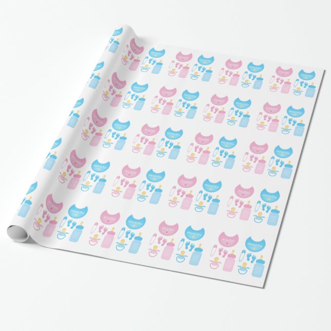 Papier Cadeau c'est un garçon (Déroulé)