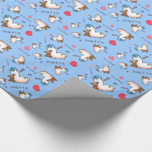 Papier Cadeau C'est un lama de garçon !
