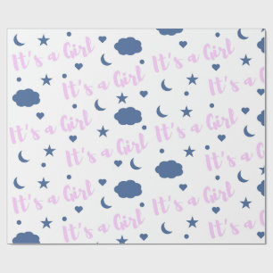 Papier Cadeau C'est une fille !