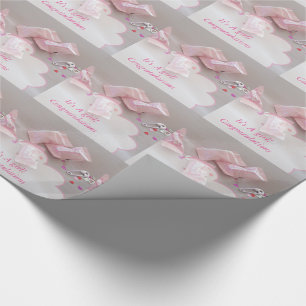 Papier Cadeau C'est une goupille de sécurité de sucrerie de ba